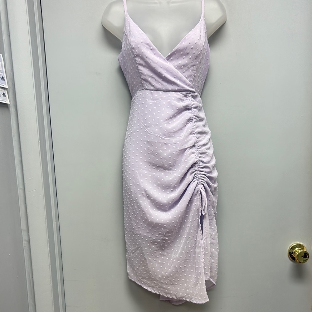 NEW White Fox MANY ROLES Midi Dress -Lilac Size Small